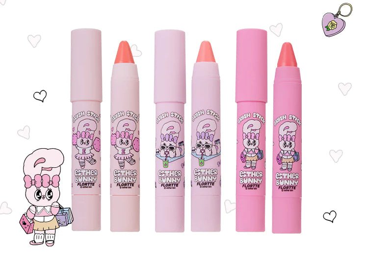 Flortte Esther Bunny Blush Stick - GOGOTALES腮红