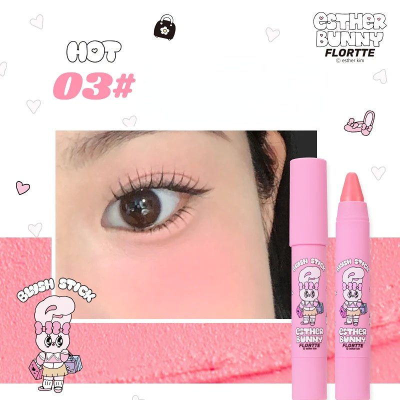 Flortte Esther Bunny Blush Stick - GOGOTALES腮红