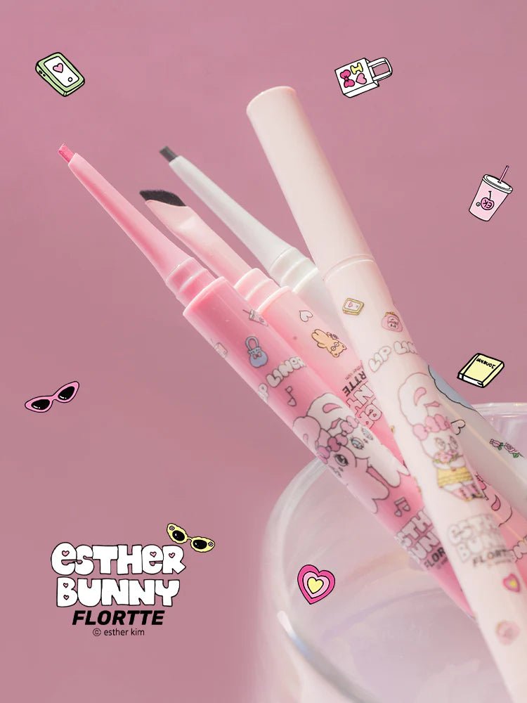 Flortte Esther Bunny Double Effect Gel Eyeliner - GOGOTALES眼线笔