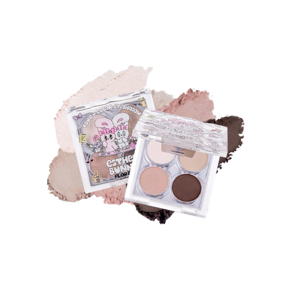 Flortte Esther Bunny Four Colors Eyeshadow - GOGOTALES眼影