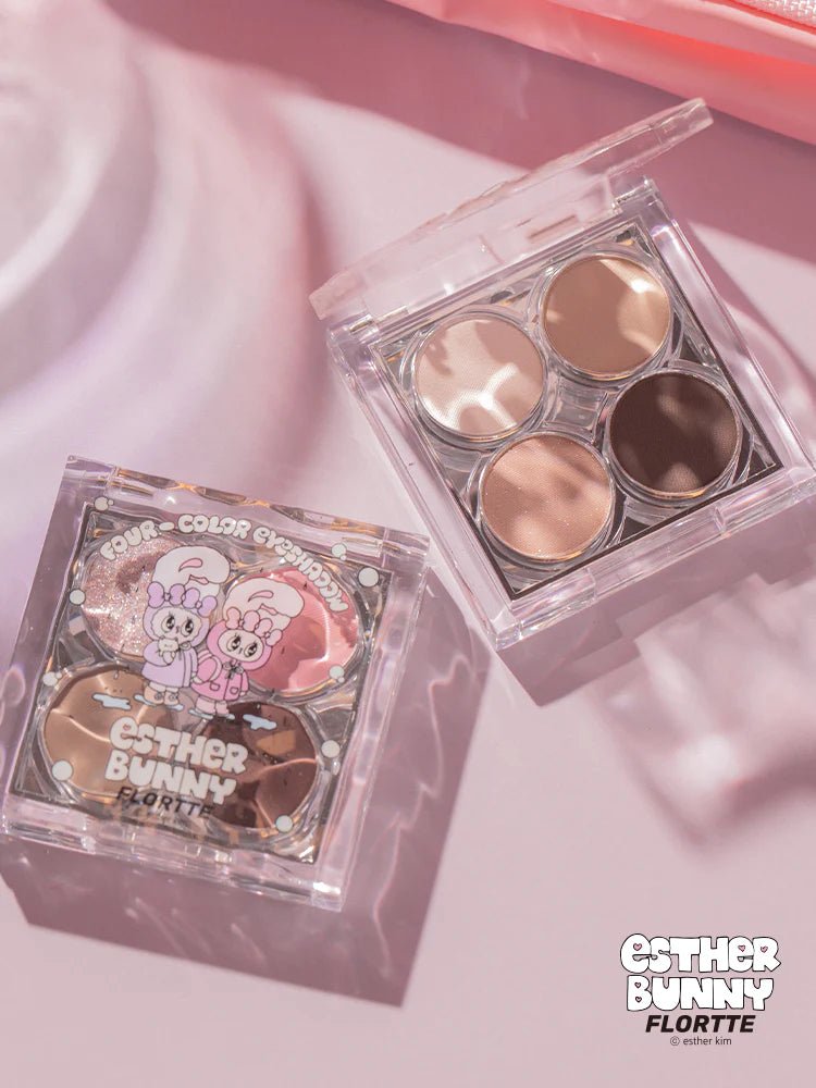 Flortte Esther Bunny Four Colors Eyeshadow - GOGOTALES眼影