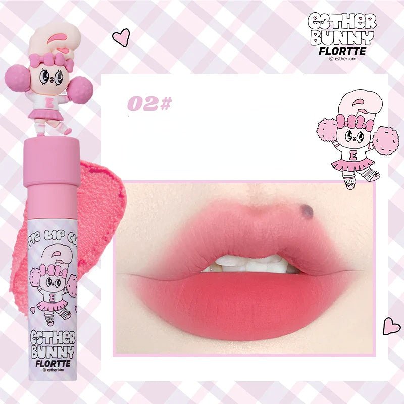 Flortte Esther Bunny Matte Lip Gloss - GOGOTALES口红