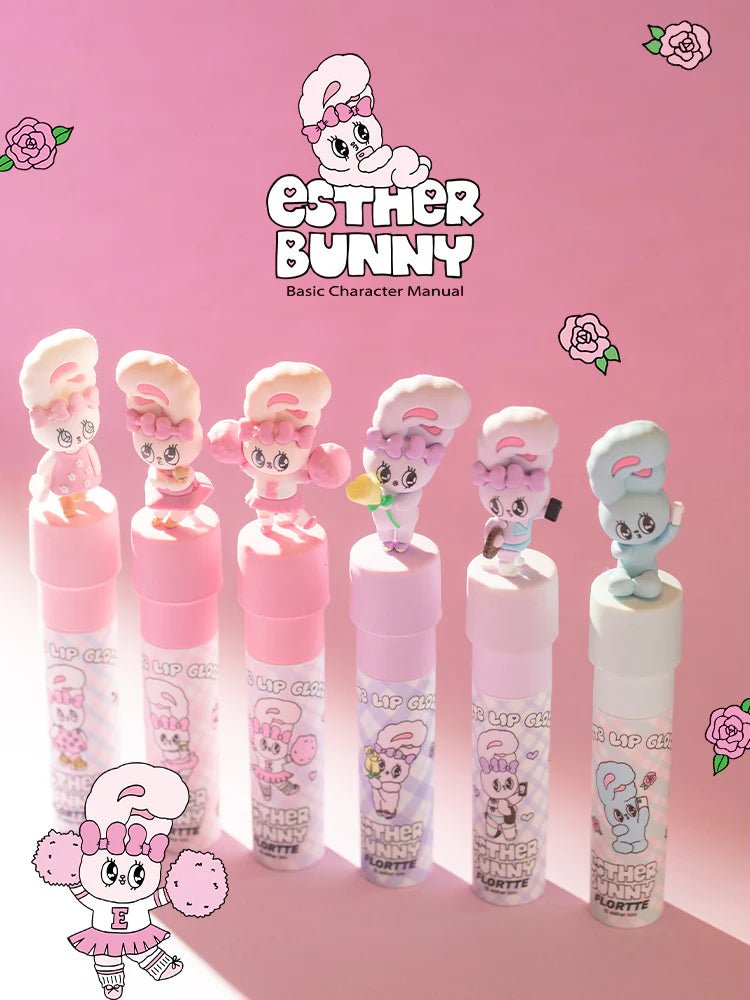 Flortte Esther Bunny Matte Lip Gloss - GOGOTALES口红