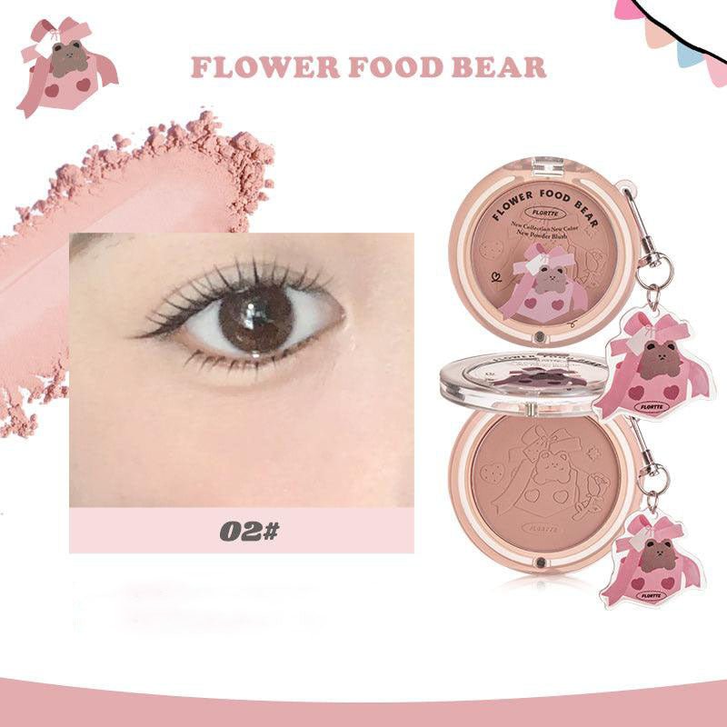 FLORTTE Flower Bear Blush Powder - GOGOTALES腮红