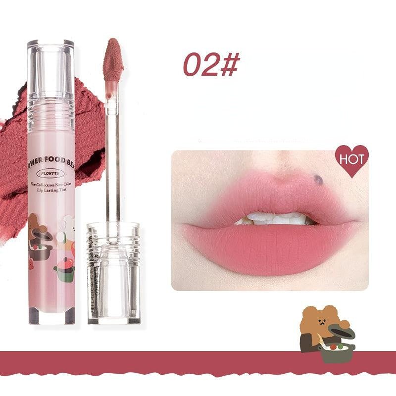 Flortte Flower Food Bear Lip Cream - GOGOTALES口红