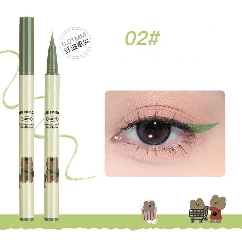 Flortte Flower Food Bear Liquid Eyeliner - GOGOTALES眼线笔