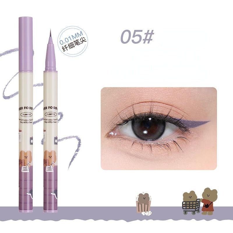 Flortte Flower Food Bear Liquid Eyeliner - GOGOTALES眼线笔