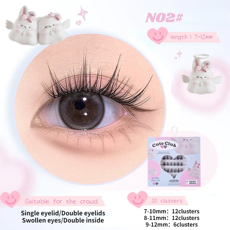 Flortte Glue - free False Eyelashes - GOGOTALES面部