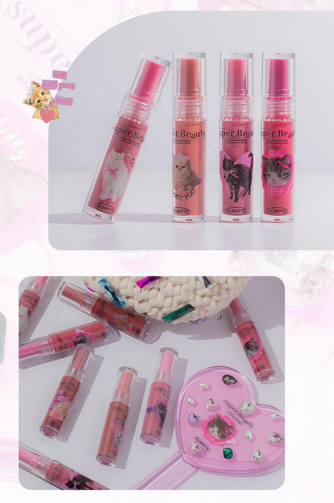 FLORTTE I Am Super Beauty Lip Gloss Essence - GOGOTALES唇釉