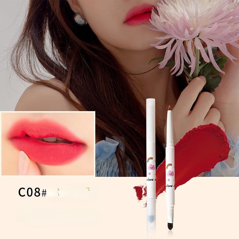 FLORTTE Lipstick Trending Topic Today Matte Mist Dual Ends Lip Liner - GOGOTALES口红