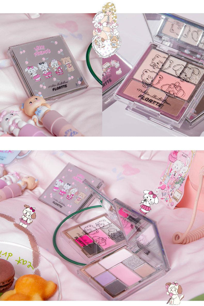 FLORTTE Mikko Allinone Palette - GOGOTALES眼影