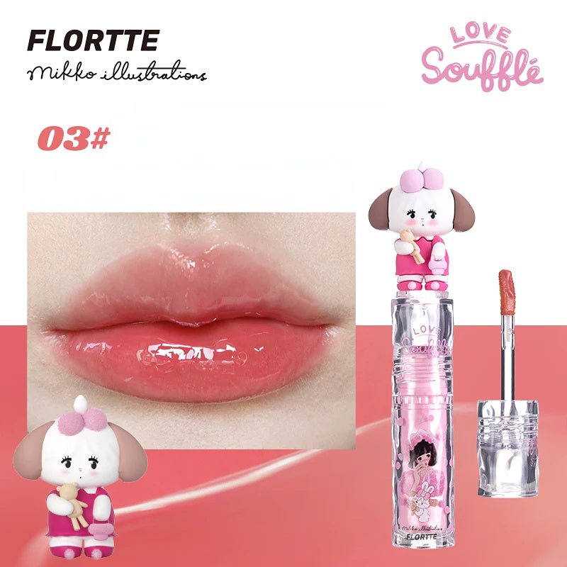 Flortte Mikko Rua Rua Lip Gloss - GOGOTALES唇釉