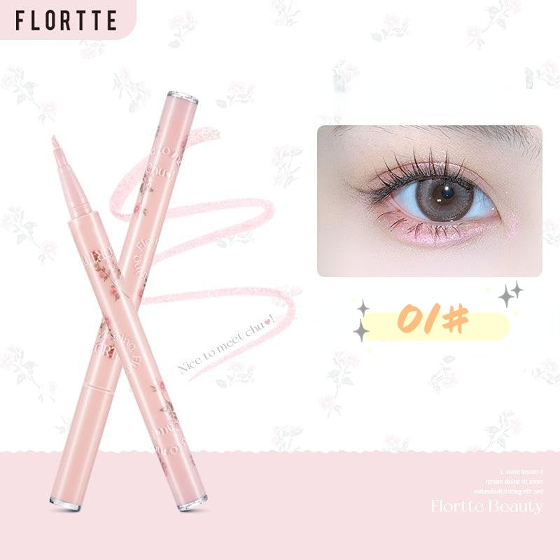 Flortte Nice To Meet Chu Chu Mark Silkworm Pen - GOGOTALES眼线笔