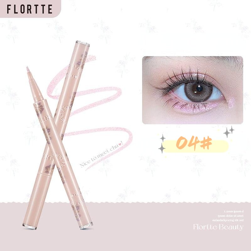 Flortte Nice To Meet Chu Chu Mark Silkworm Pen - GOGOTALES眼线笔