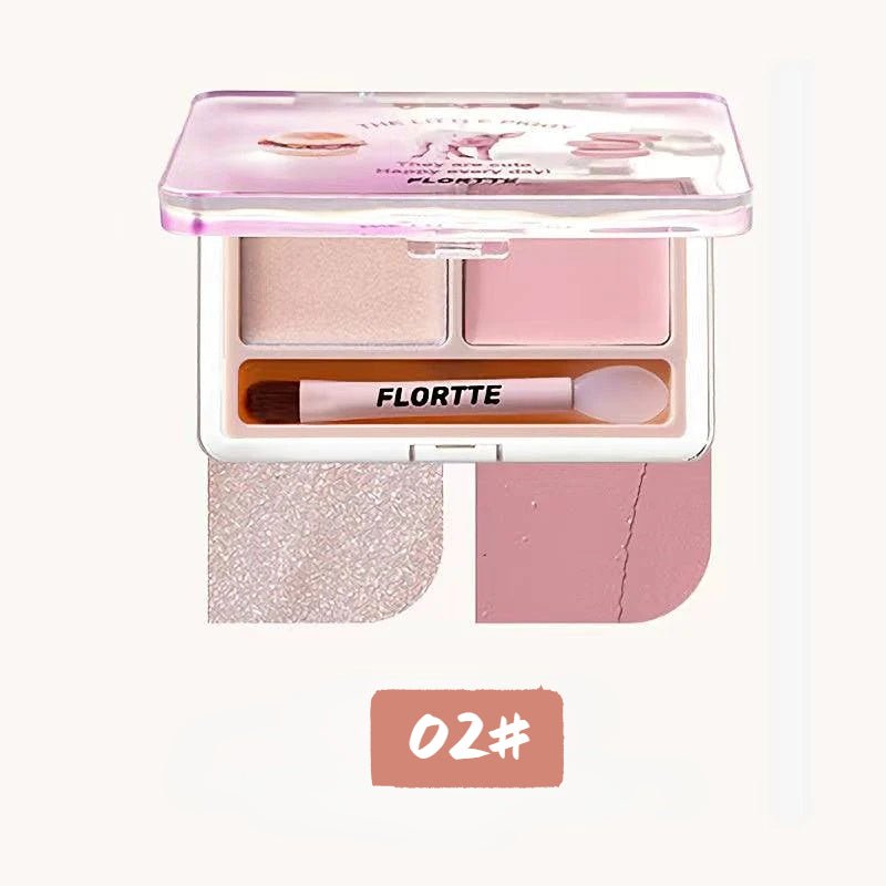 Flortte They Are Cute Two - Color Cream Highlighter - GOGOTALES高光