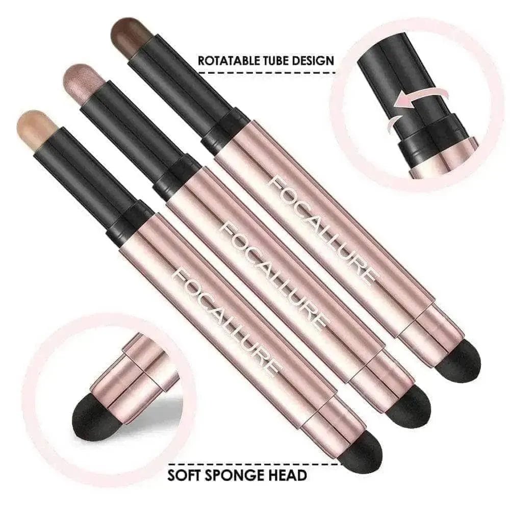 FOCALLURE 3pcs WaterProof Eyeshadow Stick - GOGOTALES眼影