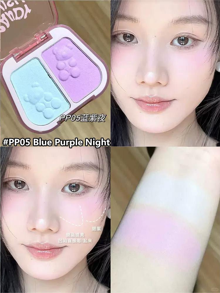 FOCALLURE Dual Color Blush - GOGOTALES腮红