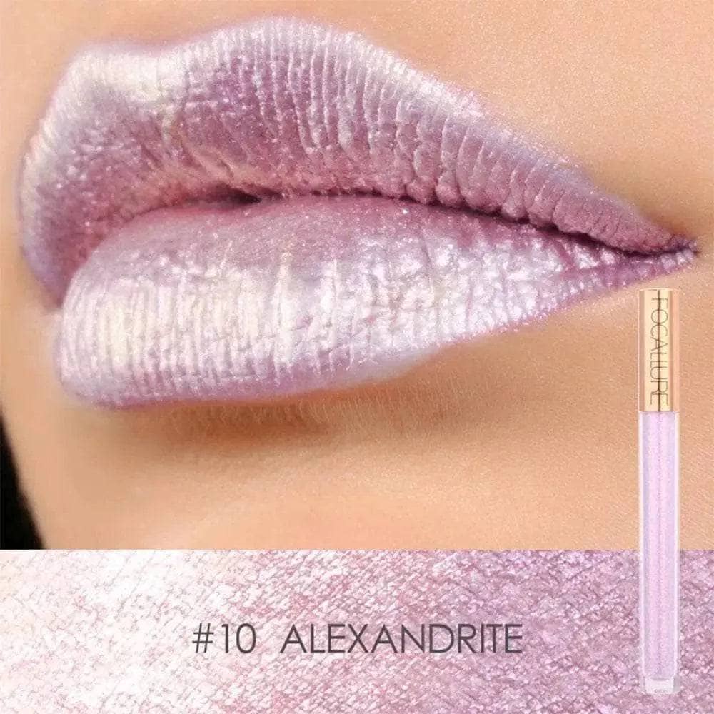 FOCALLURE Heavy Metallic Chameleon Liquid Lipstick - GOGOTALES口红