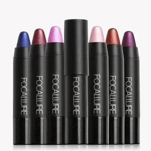 FOCALLURE Metallic Lip Crayon - GOGOTALES口红