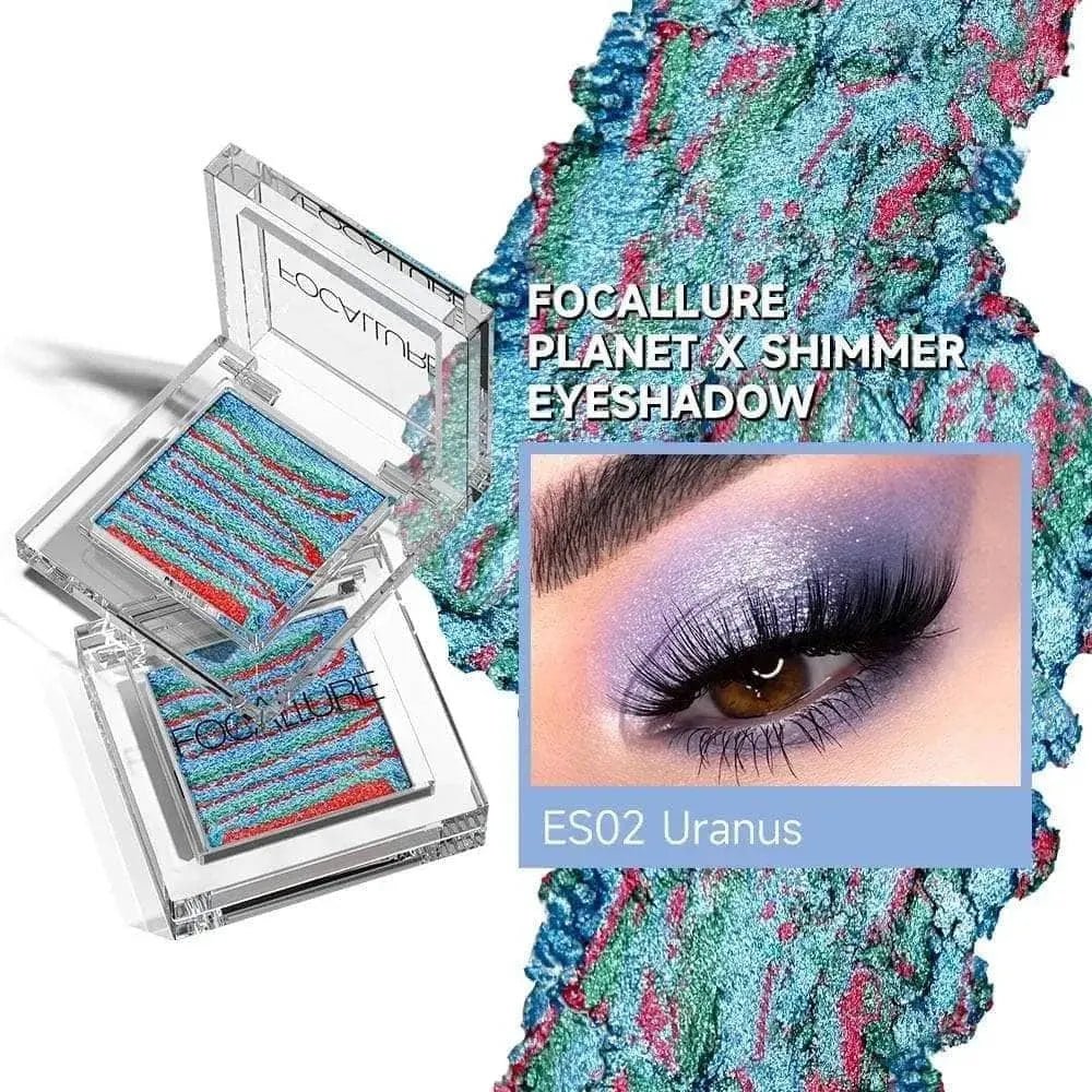 FOCALLURE Planet × Shimmer Eyeshadow - GOGOTALES眼影