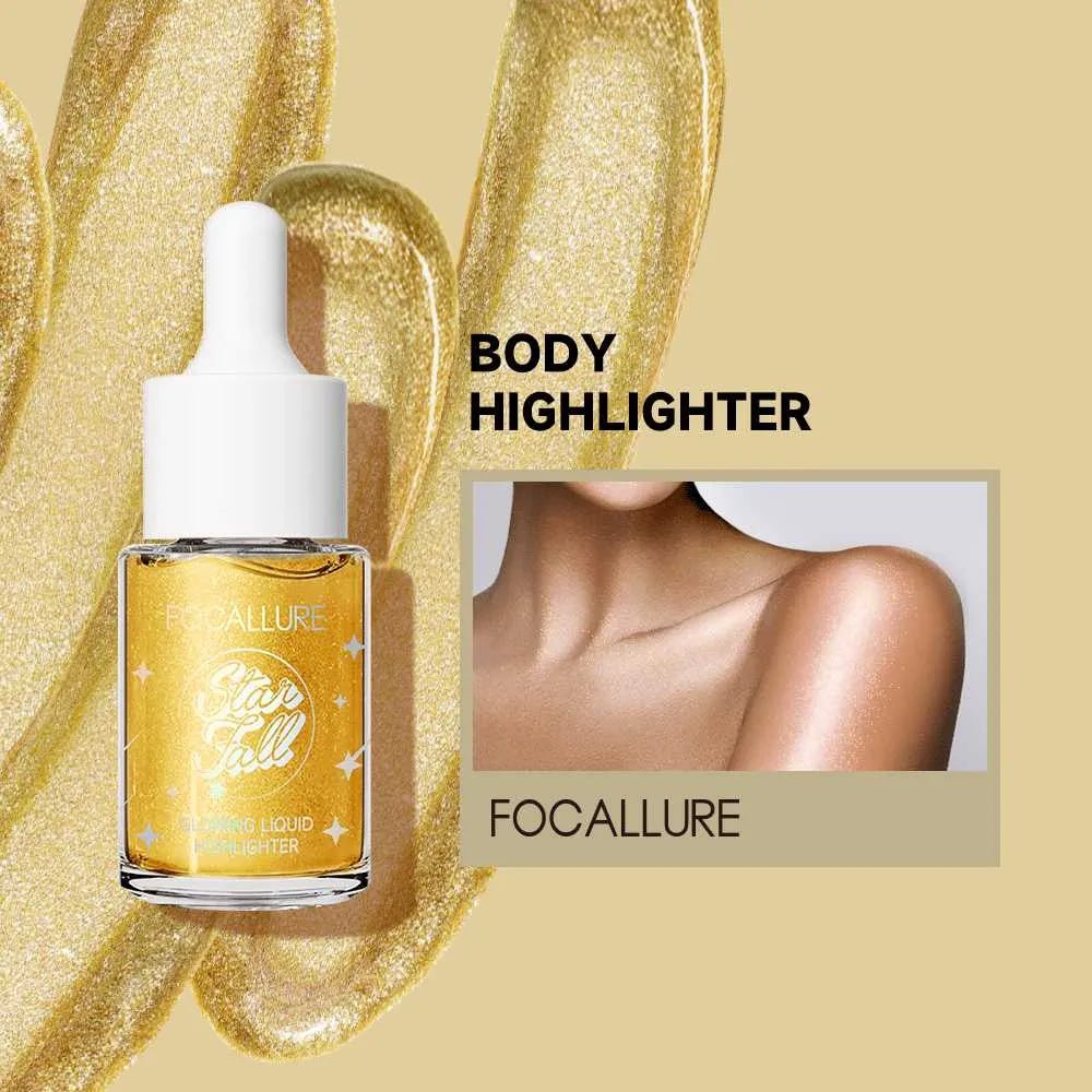 FOCALLURE Traveler Fancy Body Highlighter Oil - GOGOTALES身体乳