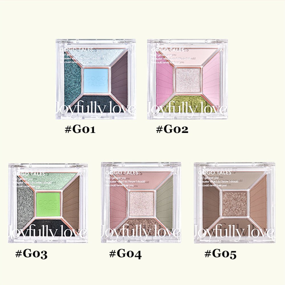 GOGOTALES 5 - color Eyeshadow Palette - GOGOTALES眼影