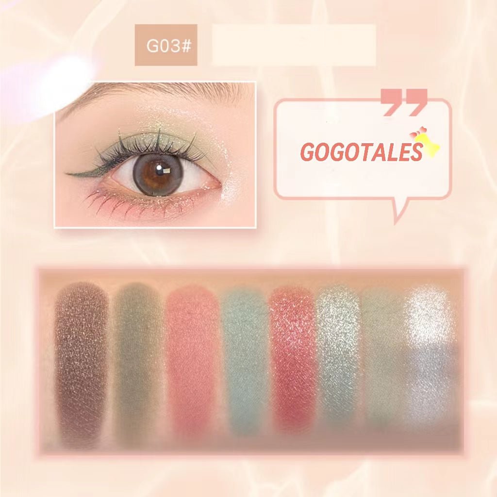 GOGOTALES 8 Color Eye Shadow Palette - GOGOTALES眼影