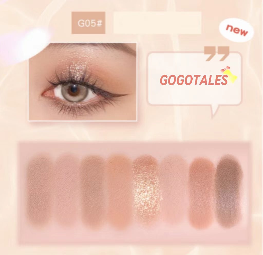 GOGOTALES 8 Color Eye Shadow Palette - GOGOTALES眼影