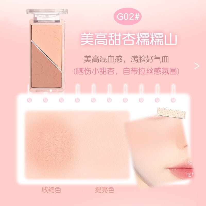 GOGOTALES Active Soft Mist Double Blusher - GOGOTALES高光