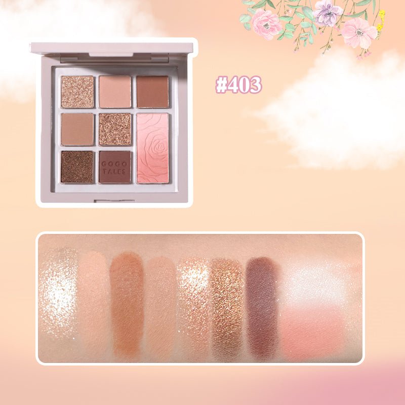 GOGOTALES Cloud Rose Eyeshadow Palette - GOGOTALES粉底/遮瑕膏