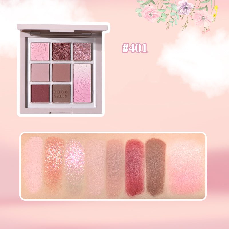 GOGOTALES Cloud Rose Eyeshadow Palette - GOGOTALES粉底/遮瑕膏