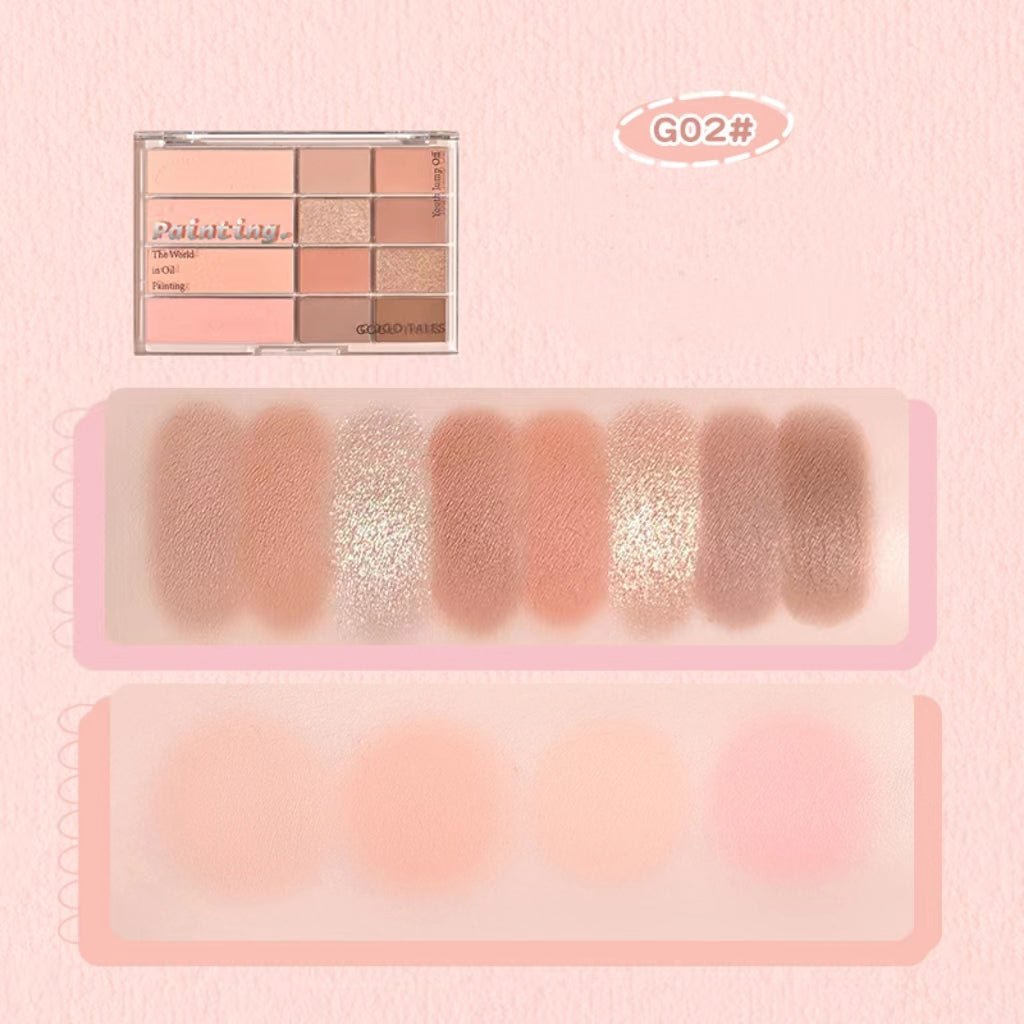 GOGOTALES Eye Shadow And Blush Palette - GOGOTALES眼影