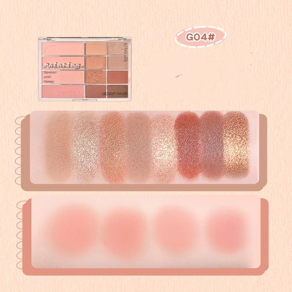 GOGOTALES Eye Shadow And Blush Palette - GOGOTALES眼影