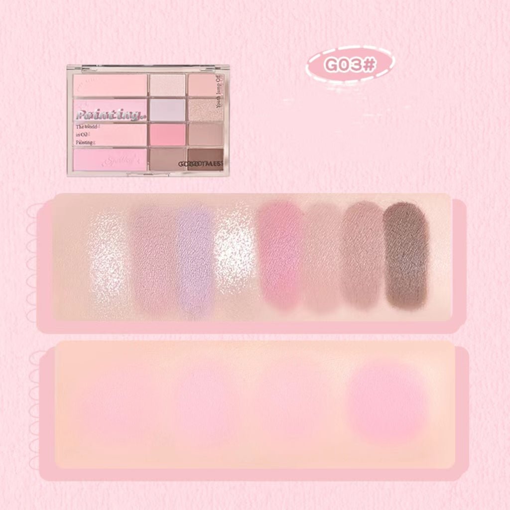 GOGOTALES Eye Shadow And Blush Palette - GOGOTALES眼影