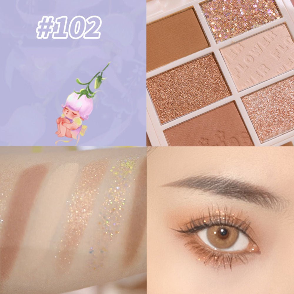 GOGOTALES Eyeshadow Palette Summer Matte Pearlescent - GOGOTALES眼影