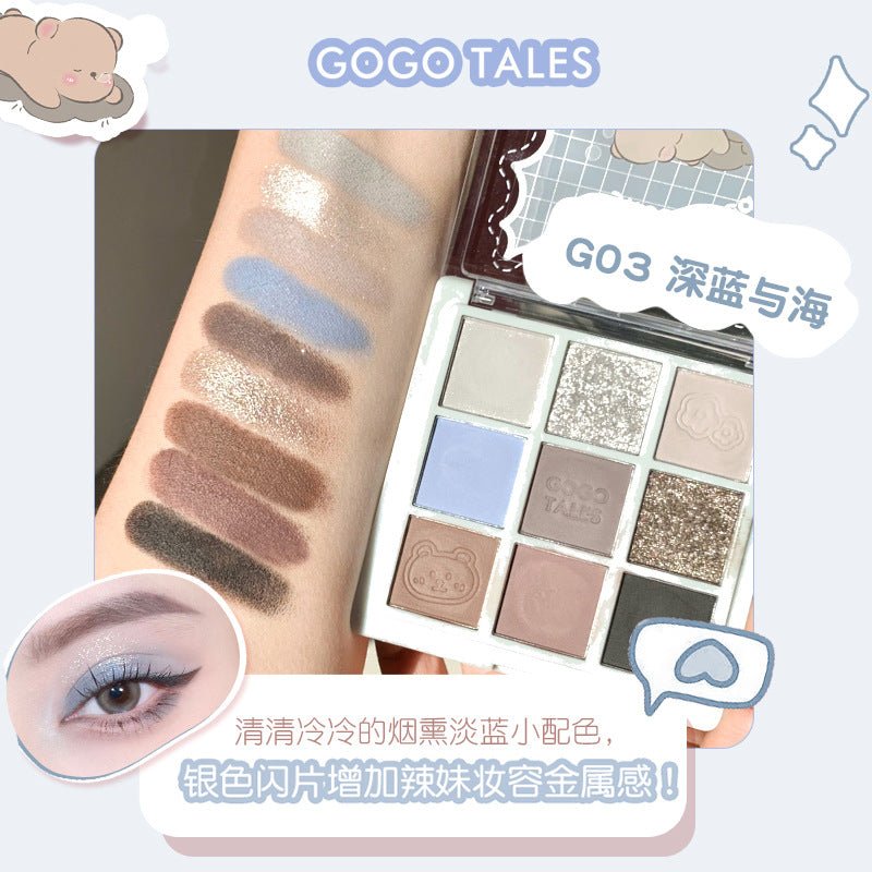 GOGOTALES Fairy Tale House Eyeshadow Palette - Soft & Bold Colors - GOGOTALES眼影