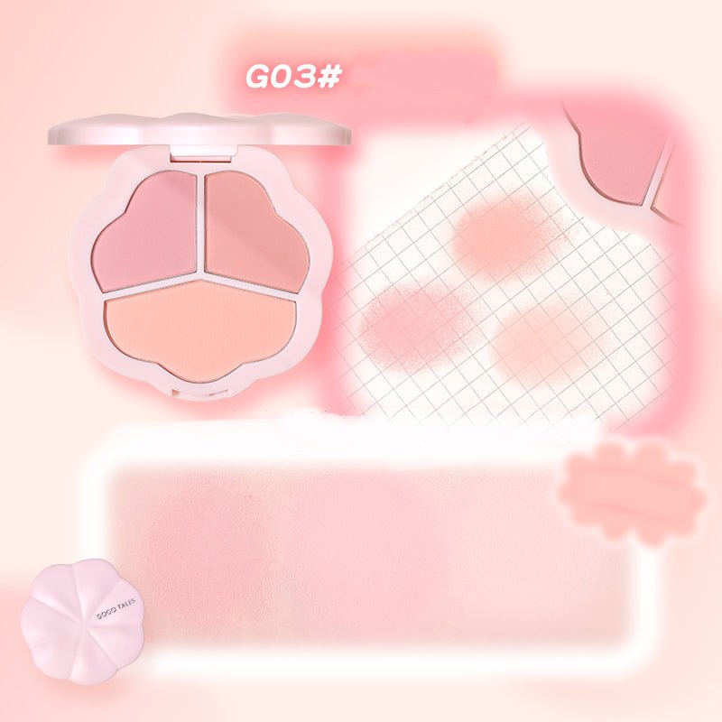 Gogotales Flower Mist Trio Blush Palette - GOGOTALESBlush