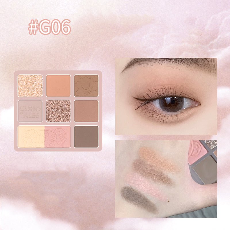 GOGOTALES Garden Bear Eyeshadow Plate - GOGOTALES眼影