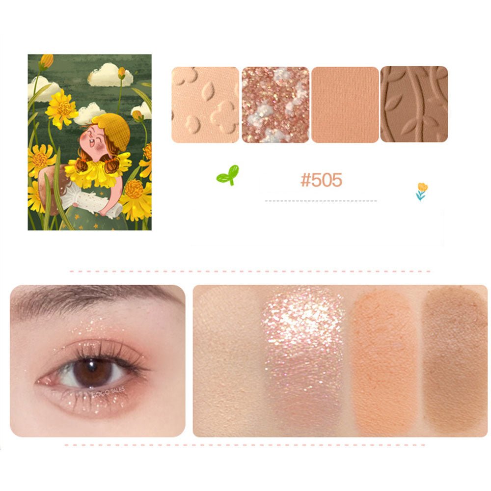 GOGOTALES Garden Eyeshadow Palette Glitter - GOGOTALES眼影