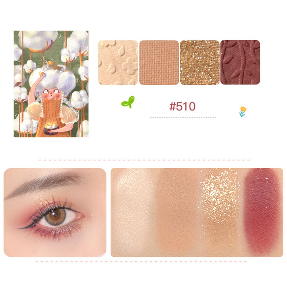 GOGOTALES Garden Eyeshadow Palette Glitter - GOGOTALES眼影