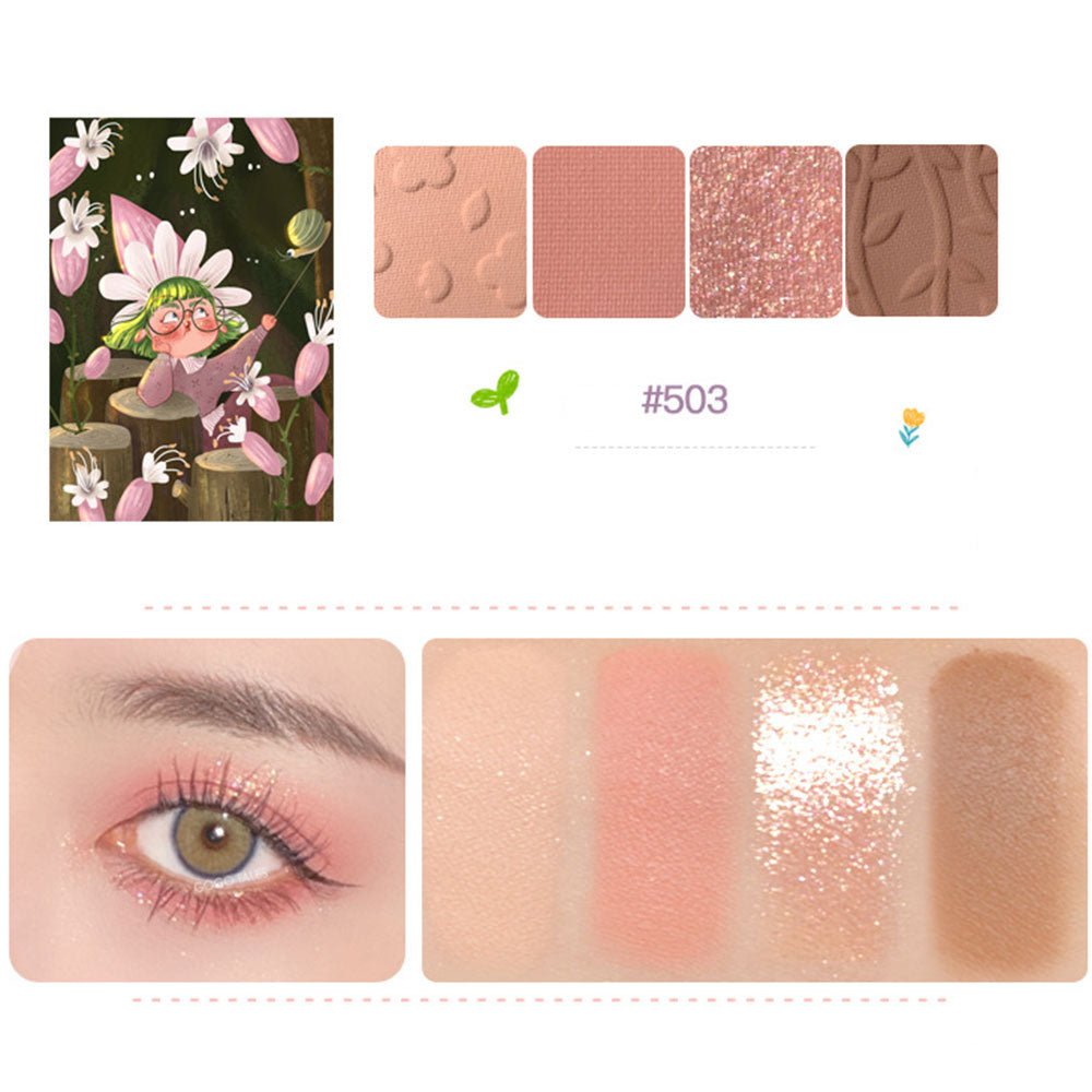 GOGOTALES Garden Eyeshadow Palette Glitter - GOGOTALES眼影