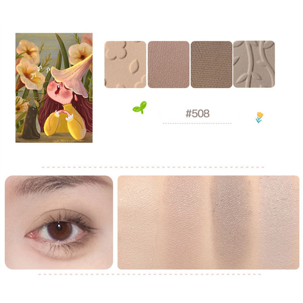 GOGOTALES Garden Eyeshadow Palette Glitter - GOGOTALES眼影