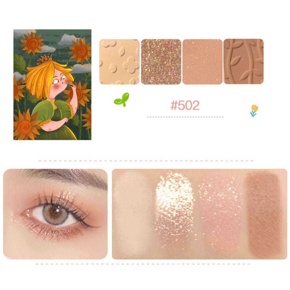 GOGOTALES Garden Eyeshadow Palette Glitter - GOGOTALES眼影