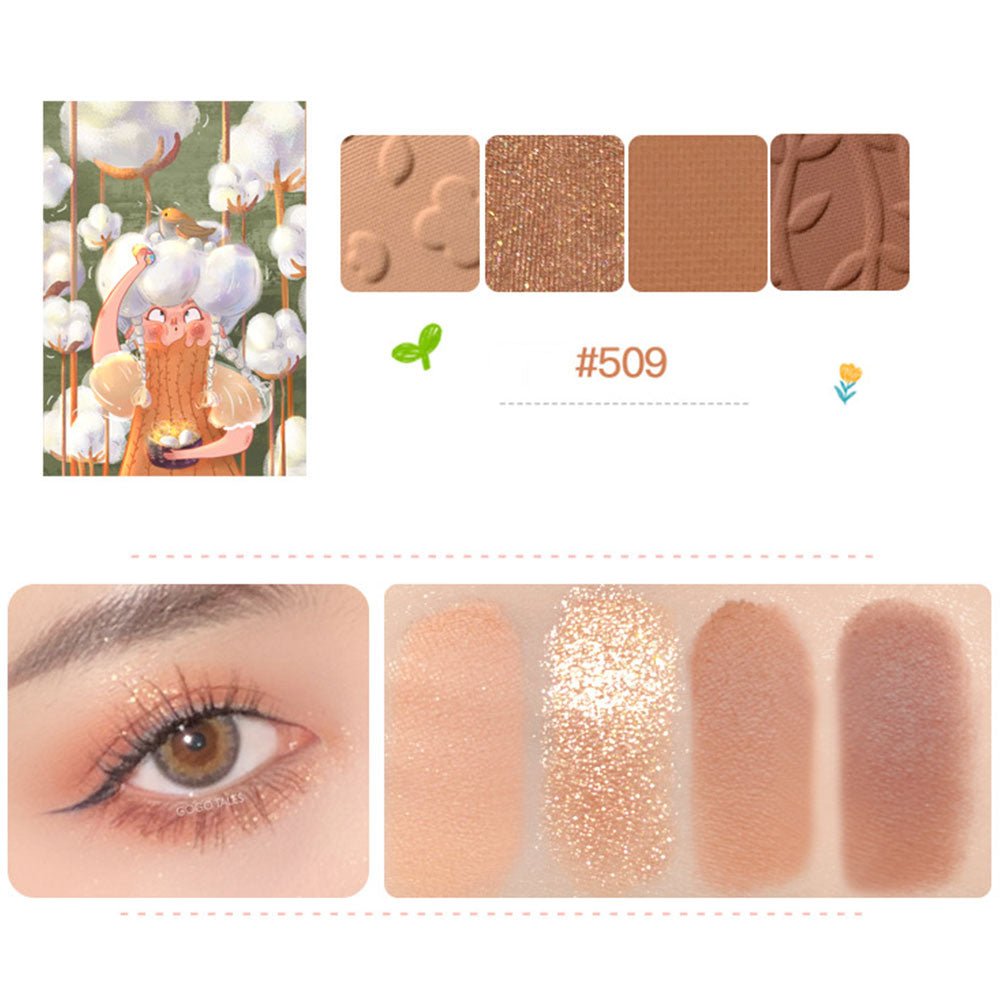 GOGOTALES Garden Eyeshadow Palette Glitter - GOGOTALES眼影