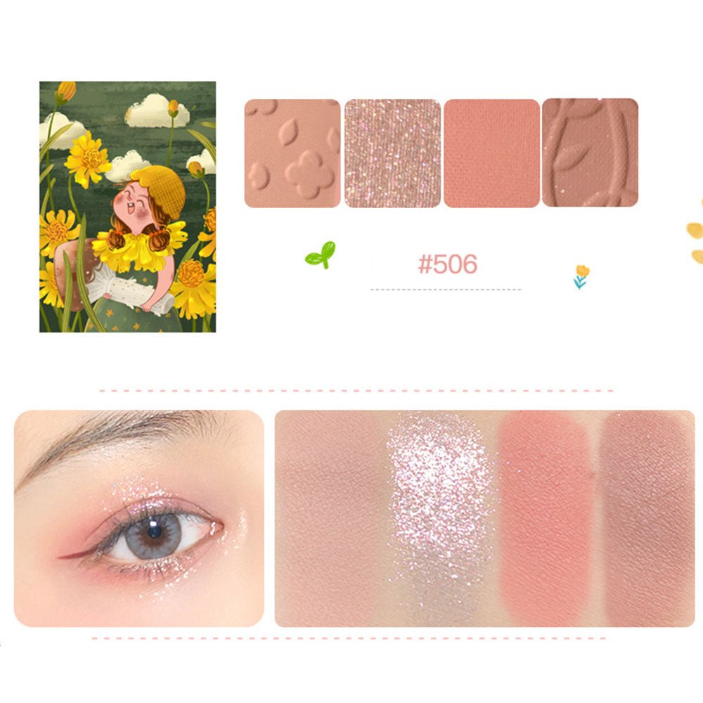 GOGOTALES Garden Eyeshadow Palette Glitter - GOGOTALES眼影