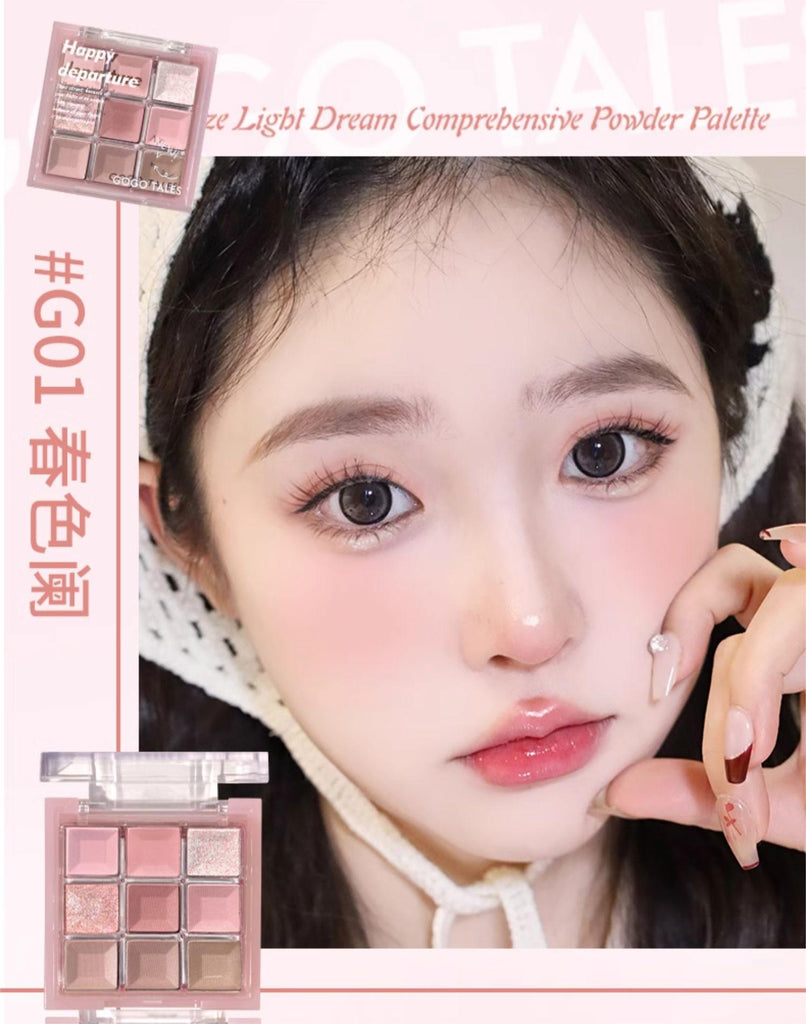 Gogotales Glaze Ligbl Dream Comprebensive Powder Palett - GOGOTALES眼影