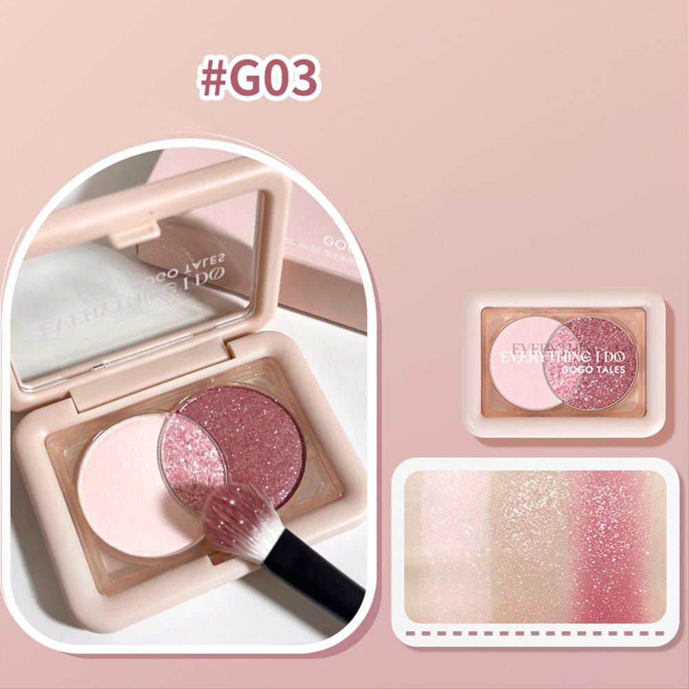 GOGOTALES Glitter Eyeshadow Palette - GOGOTALES眼影