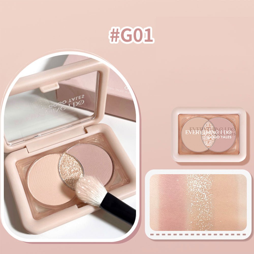 GOGOTALES Glitter Eyeshadow Palette - GOGOTALES眼影