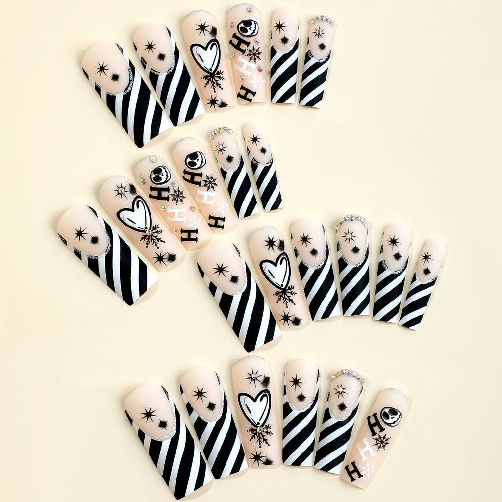 GOGOTALES Halloween Beetlejuice Presson Nails - GOGOTALESPresson nails