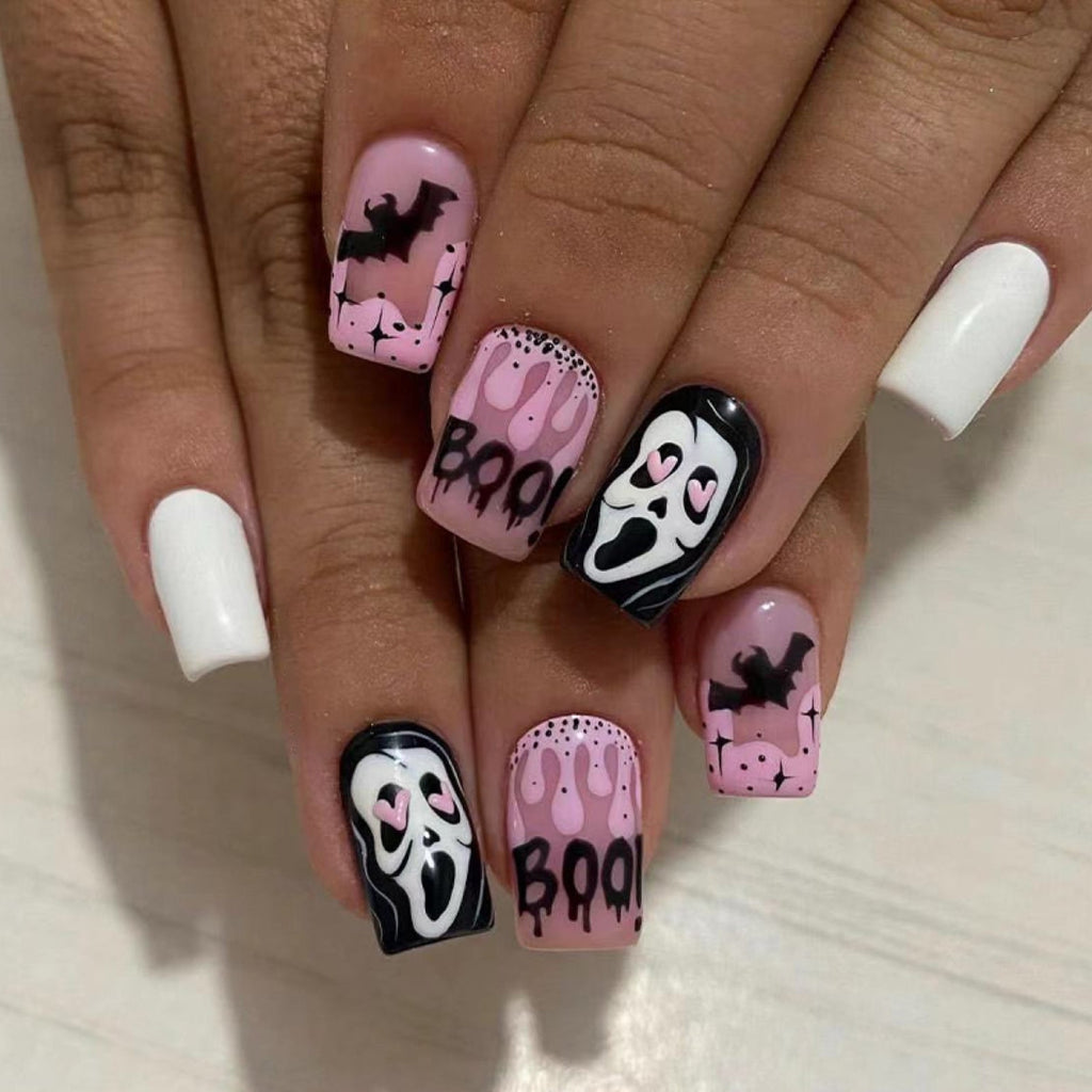 GOGOTALES Halloween Ghost Bat Presson Nails - GOGOTALESPresson nails